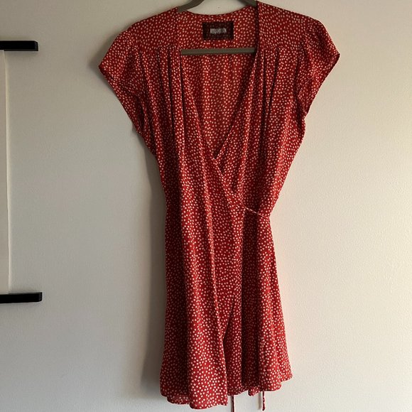 Reformation | Oyster Mini Wrap Dress | Floral - Picture 2 of 4